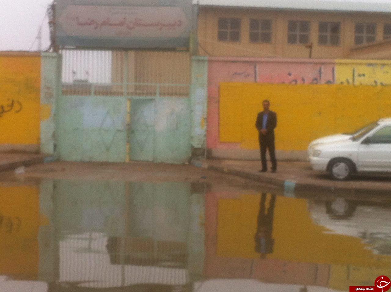 مدرسه&zwnj;ای غرق در فاضلاب!! + تصاویر