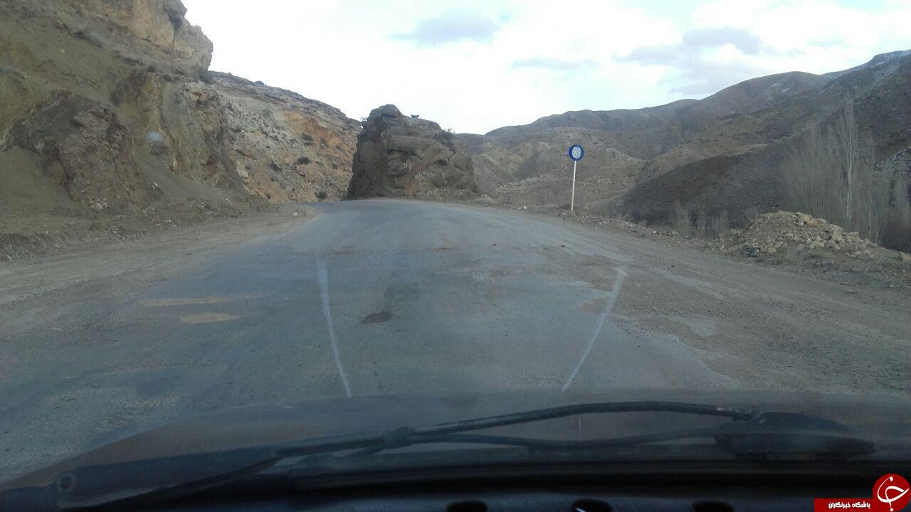 تصاویری از جاده ناهموار در ماکو