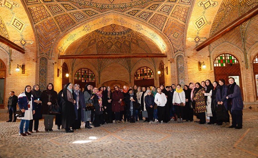 سفر وزیر میراث فرهنگی عمان و همسران سفری خارجی به قزوین