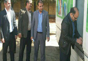 استقرار کلینیک سیار دندانپزشکی در دهستان شاه نجف