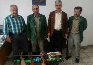 دستگیری متخلفان شکار  در ۳ شهر مازندران