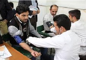 ارائه خدمات رایگان سلامت به آتش‎نشانان