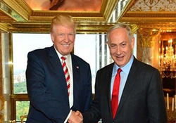 اعتراض فلسطینی‌ها به تصمیم رئیس جمهور آمریکا + فیلم