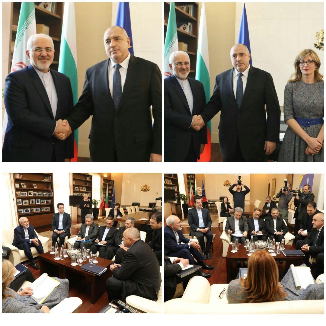 دیدار ظریف با نخست وزیر بلغارستان