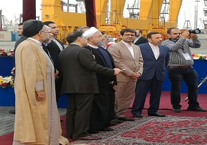 آغاز عملیات اجرایی مرحله ۳ توسعه بندر شهید رجایی با حضور رئیس جمهور