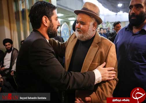 اکبر عبدی در مراسم ترحیم پدر مجید بنی&zwnj;فاطمه+عکس