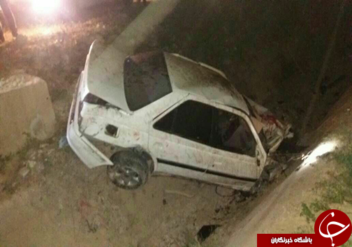 2 مصدوم در حادثه رانندگی محور قائمیه - کازرون