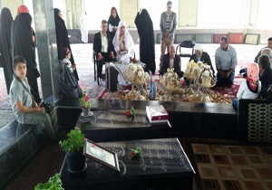 آغاز زندگی زوج نکایی در کنار حرم مطهر شهدای گمنام
