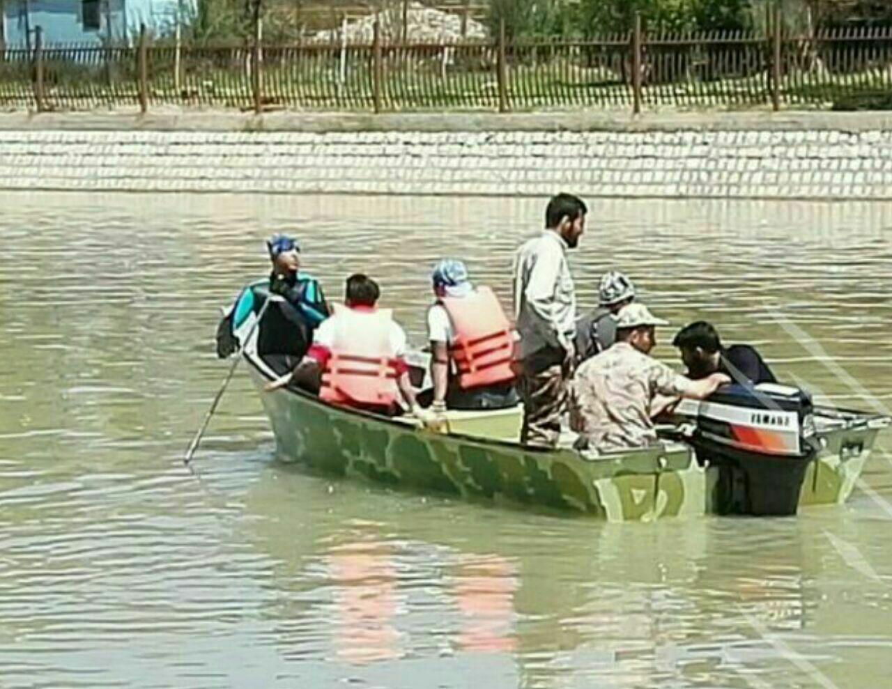 غرق شدن پسر بچه اسکیت باز در دریاچه فدک