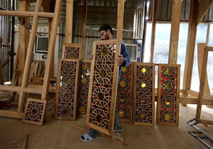 ساخت 30 درصدی ضریح خیمه‌گاه امام سجاد (ع) در کربلا