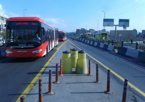 راه اندازی آزمایشی خط سوم BRT اصفهان از خیابان جی تا میدان امام علی (ع)