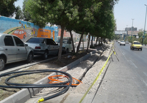 آغاز عملیات زیر ساخت فیبر نوری و سامانه نظارت تصویری