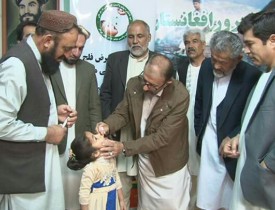 کمپین تطبیق واکسن پولیو در نیمروز راه&zwnj;اندازی شد