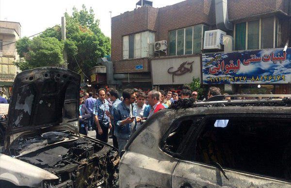 خودروی بازیگر مشهور در آتش سوخت +عکس