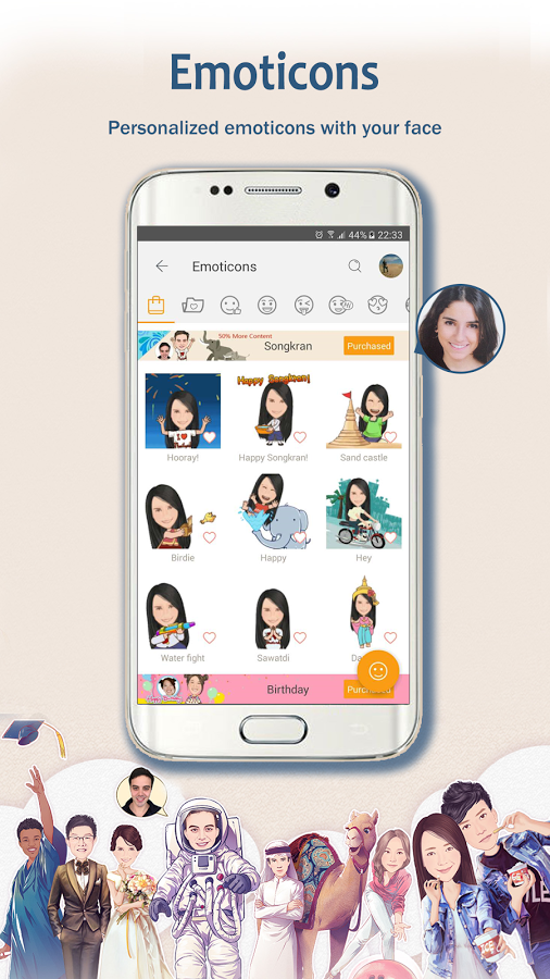 با دانلود MomentCam ؛عکس های خود راشبیه شخصیت های کارتونی کنید