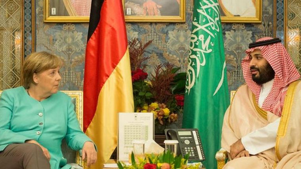 دیدارهای مرکل با ولیعهد و جانشین ولیعهد عربستان