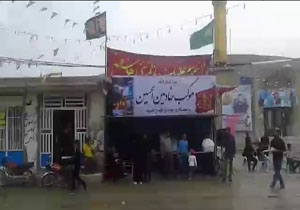 پذیرایی موکب خادمین‌الحسین در روستای شیخ عبود + فیلم