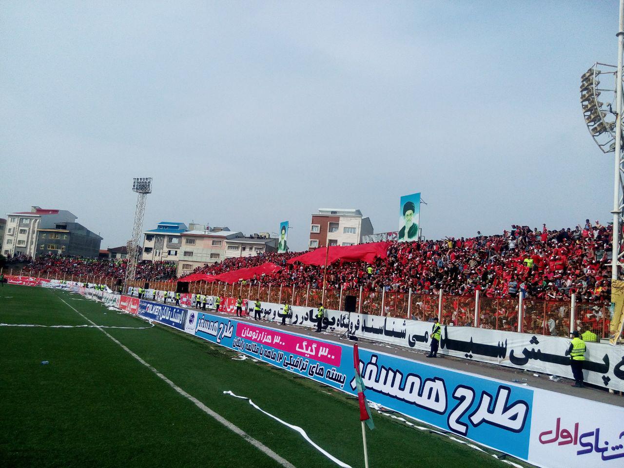 برتری دو بر یک سپیدرود مقابل نساجی تا پایان نیمه اول + تصاویر