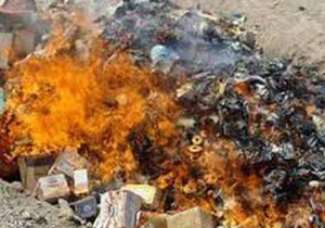 معدوم کردن 4 تُن مواد غذایی فاسد در چادگان