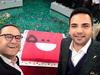 احسان عليخاني كيك پانصدمين قسمت خندوانه را بريد