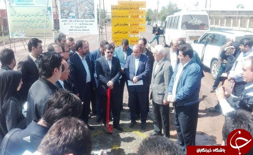 کلنگ گاز رسانی به شهرک صنعتی لیا به زمین زده شد