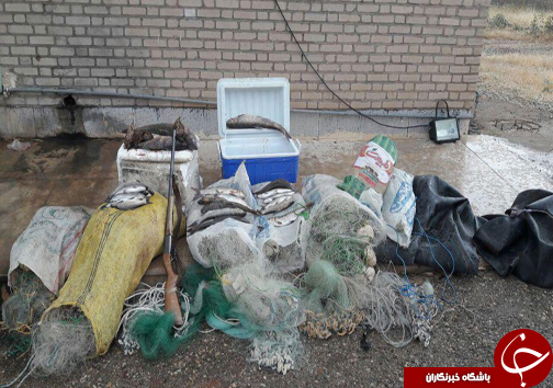 پاتک محیط بانان به صیادان متخلف در پلدختر+ تصاویر