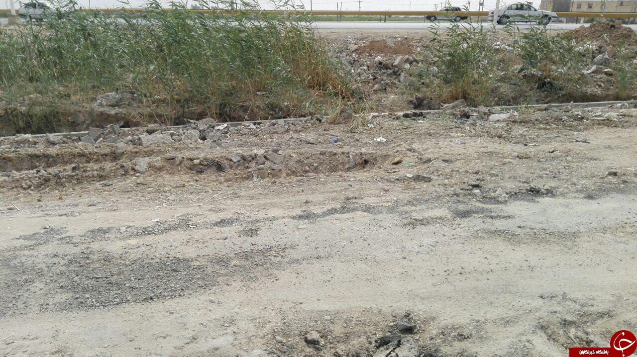 وضعیت اسفناک معابر شهرک رجایی + تصاویر