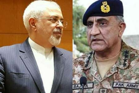 ظریف با فرمانده ارتش پاکستان دیدار کرد