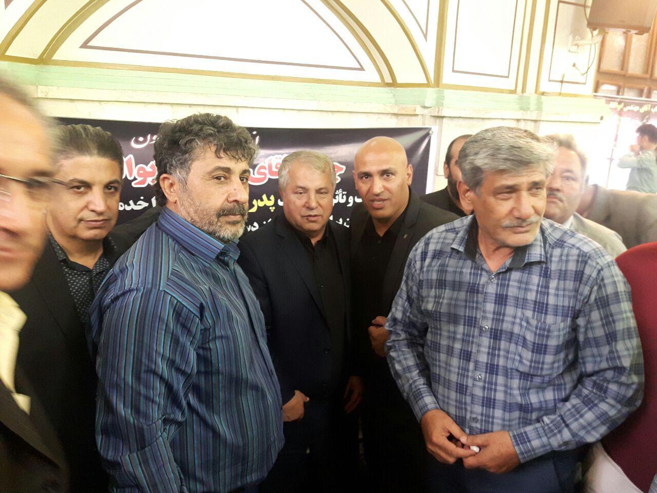 مراسم ختم پدر بهنام ابوالقاسم پور برگزار شد + عکس