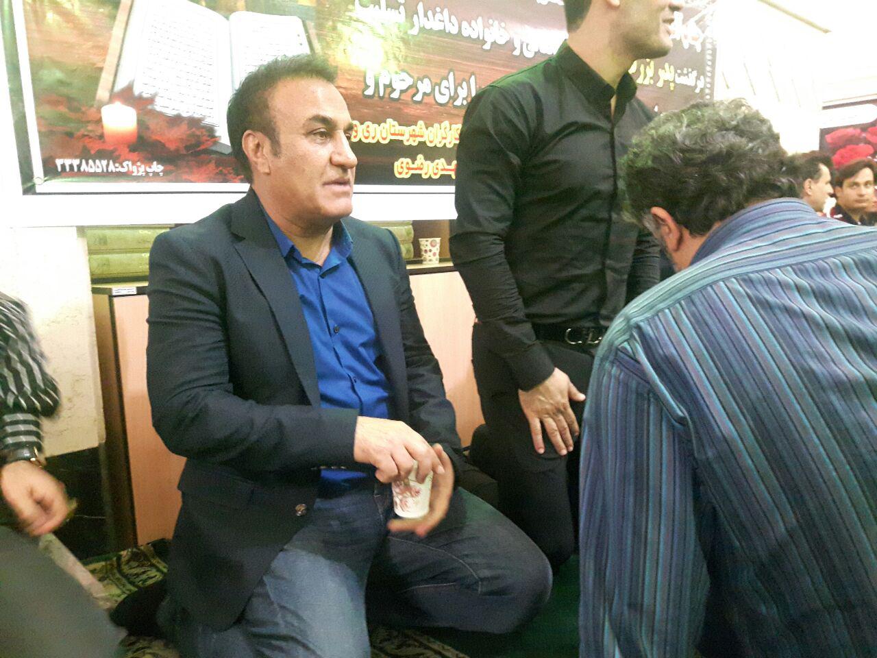 مراسم ختم پدر بهنام ابوالقاسم پور برگزار شد + عکس