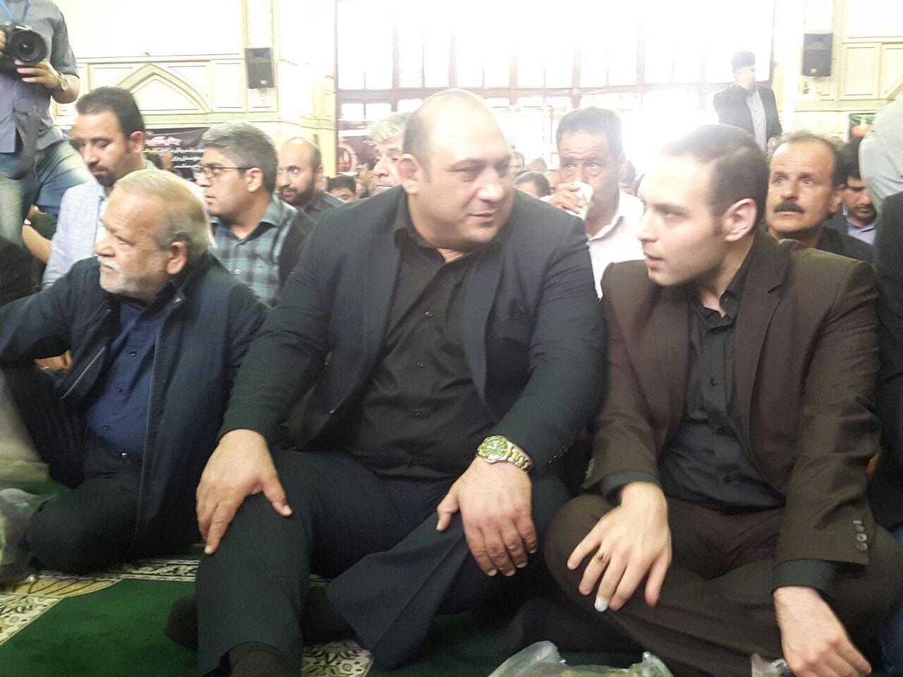 مراسم ختم پدر بهنام ابوالقاسم پور برگزار شد + عکس