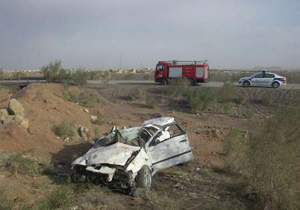 یک کشته براثر حادثه رانندگی در نائین