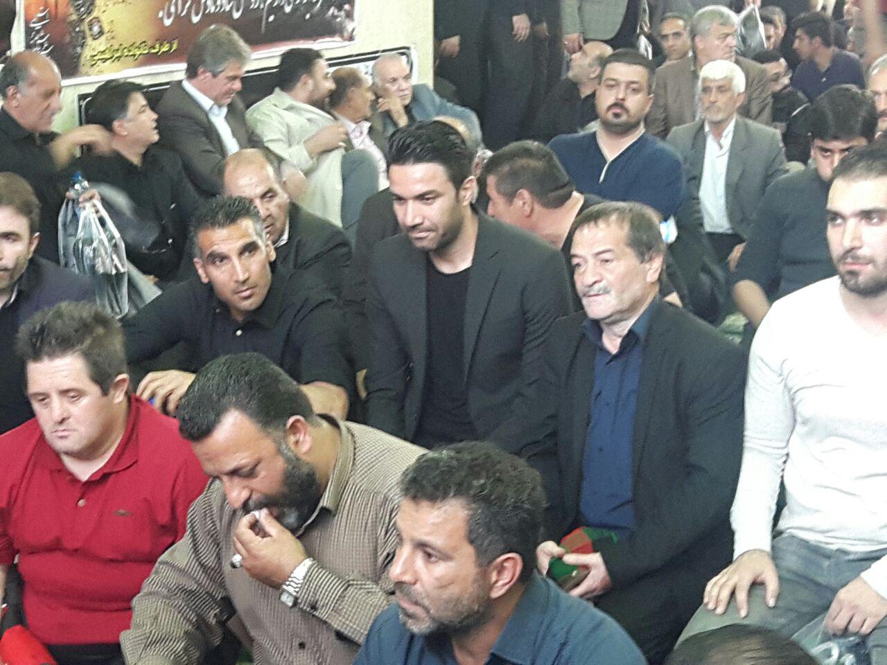 مراسم ختم پدر بهنام ابوالقاسم پور برگزار شد + تصاویر
