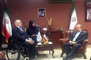 دیدار رئیس کمیته بین‌المللی پارالمپیک با سلطانی‌فر