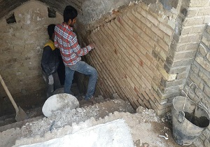 آغاز مرمت آب انبار حاجی شیخ سمنان
