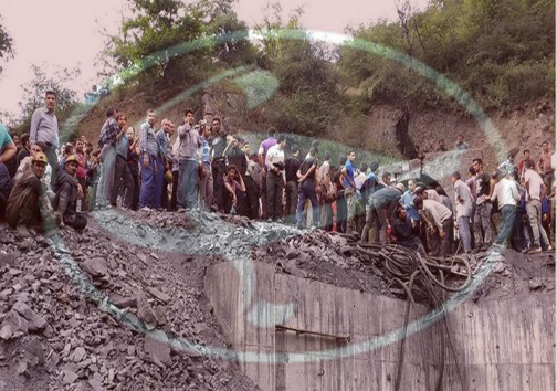 تصاویری از انفجار معدن ذغال سنگ آزادشهر