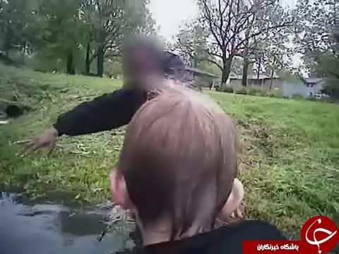 نجات جان کودک 4 ساله اوتیسمی لحظاتی پیش از غرق شدن + تصاویر