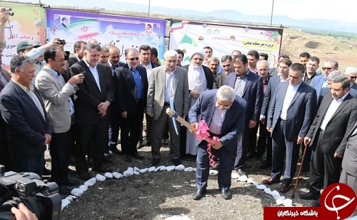 افتتاح وکلنگ زنی ۴ پروژه عمرانی با حضور استاندار آذربایجان غربی درخوی