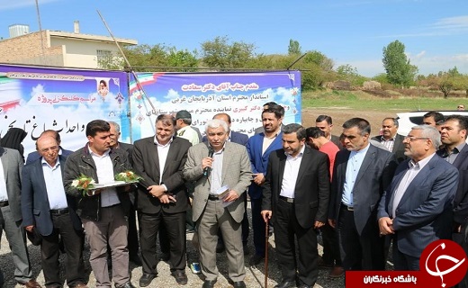 افتتاح وکلنگ زنی ۴ پروژه عمرانی با حضور استاندار آذربایجان غربی درخوی