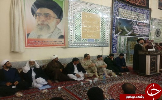 مراسم گرامیداشت شهادت مرزبانان هنگ مرزی میرجاوه