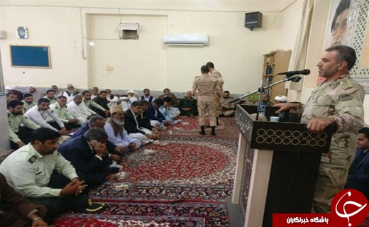 مراسم گرامیداشت شهادت مرزبانان هنگ مرزی میرجاوه