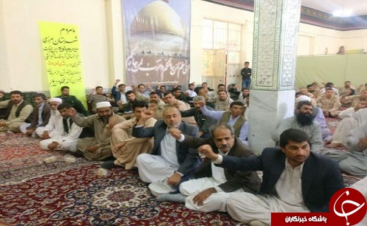 مراسم گرامیداشت شهادت مرزبانان هنگ مرزی میرجاوه