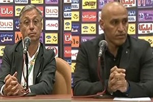 نشست خبری مربیان بعد از مربیان استقلال _ سپاهان + فیلم