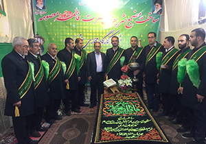رونمایی از سنگ مرقد حرم مطهر حضرت معصومه (س) در شیراز