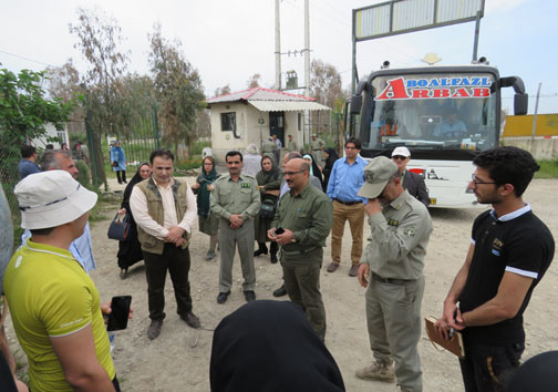 دیدار جمعی از خبرنگاران استان از پناهگاه حیات وحش دشت ناز و میانکاله دیدار جمعی از خبرنگاران استان از پناهگاه حیات وحش دشت ناز و میانکاله