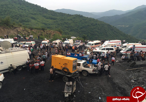 آخرین جزییات از انفجار معدن زغال سنگ / عمدی بودن حادثه معدن گلستان تکذیب شد / تلاش برای یافتن پیکرها در عمق 1500 متری+ تصاویر