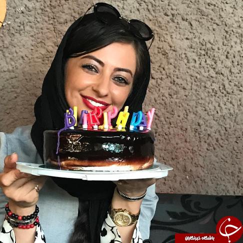 مراسم جشن تولد نفیسه روشن / سورپرایز شدنش +عکس
