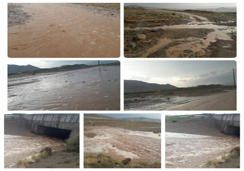 رعد و برق در قم 12 کشته و مجروحبر جای گذاشت / جاری شدن سیل در روستای حصارسرخ سلفچگان+ عکس