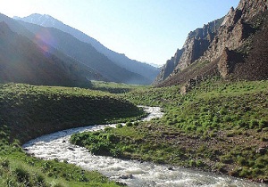 پرآب شدن رودخانه قمروددربارندگی های اخیر