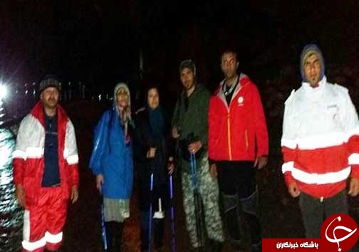 نجات کوهنوردان در منطقه ورسک سوادکوه+تصاویر